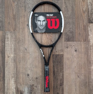 Wilson Pro Staff RF97 Autograph v12 Tuxedo Federer Tennis Racquet