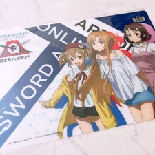 Fujikyu SAO collaboration Asuna Liz SIlica placemat