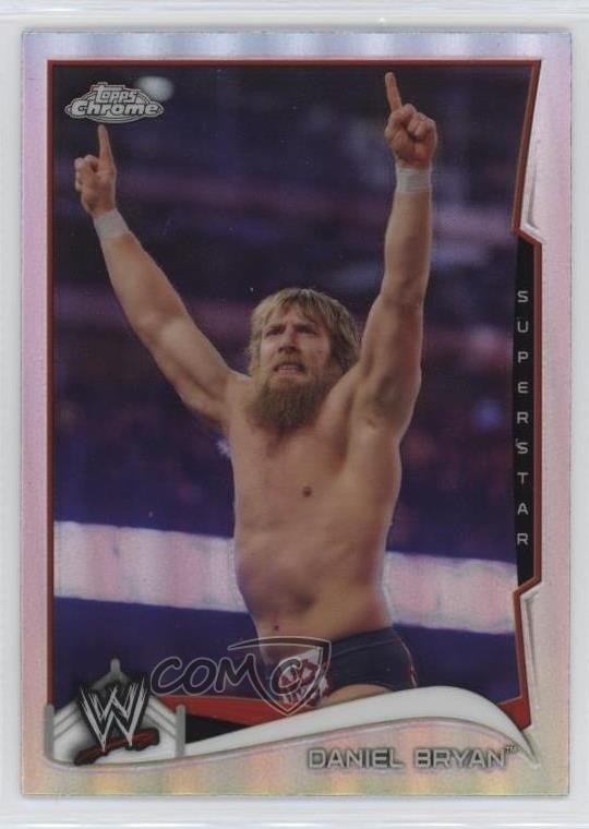 2014 Topps Chrome WWE Refractor Daniel Bryan #14 04xs