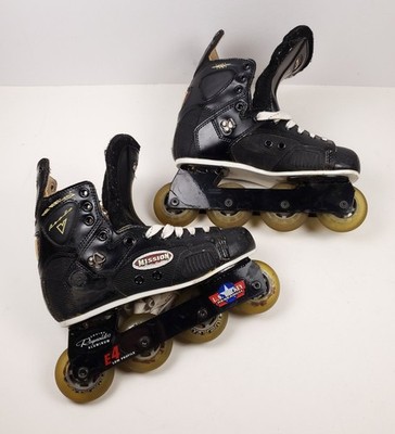 Mission Proto V Inline Skates Street Hockey Roller Blades Reynolds e4 VTG Mens 8