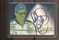 1997 Dale Earnhardt Sr Wheels Shark Tooth 216/300 Auto Autograph Dupont 24 Chevy