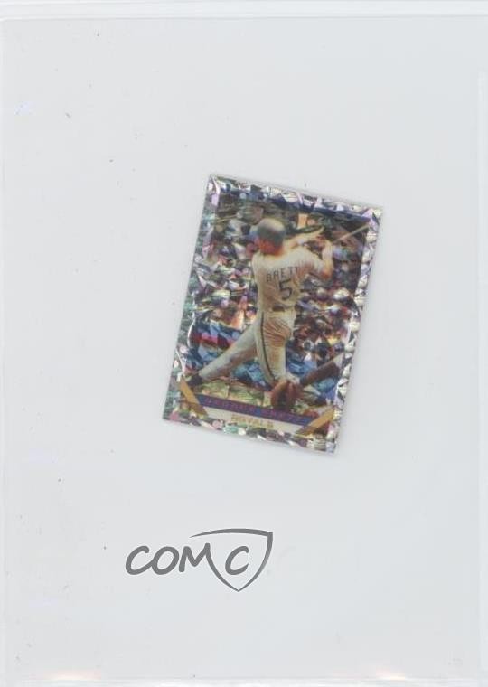 1993 Topps Factory Set Micro George Brett (Prism Foil) #397 HOF 1d4