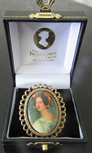 JANE AUSTEN Brooch ~ Jewelry Purchased From The Jane Austen Centre Bath, UK