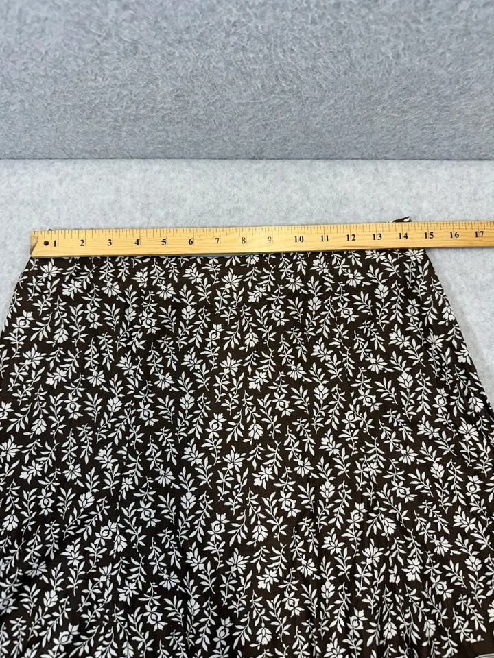 Falda para mujer Apt 9 4 marrón con capas floral boho multicapa Foto 4 de 4