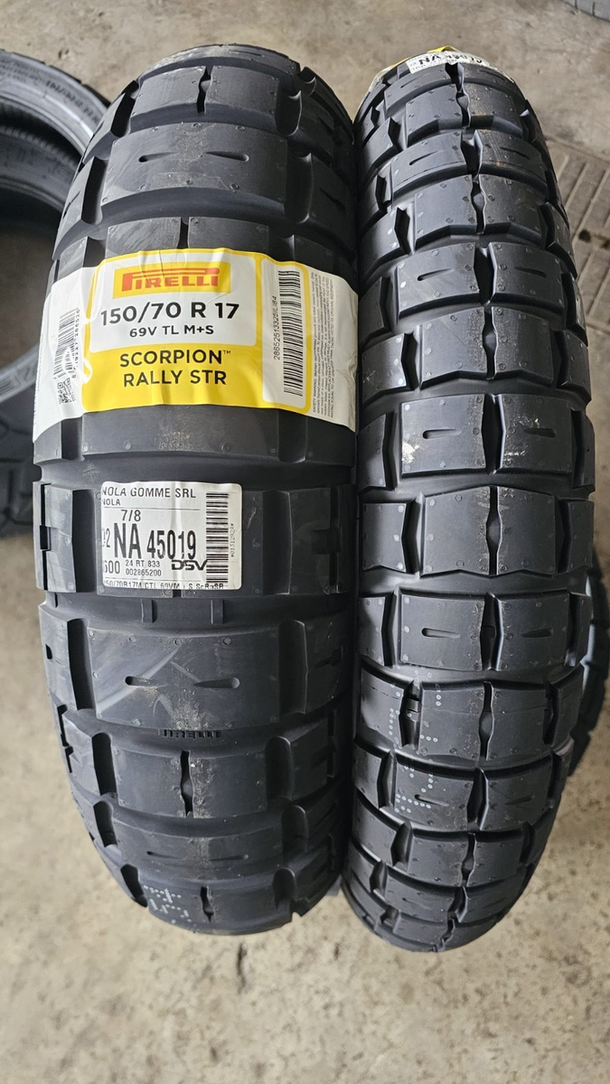 Coppia 90/90-21 54V 150/70 R17 69V Pirelli SCORPION RALLY STR