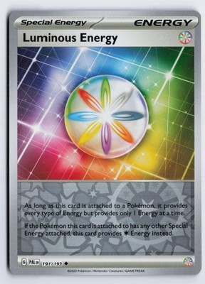Luminous Energy - PAL #191/193 SV02: Paldea Evolved Reverse Holofoil NM