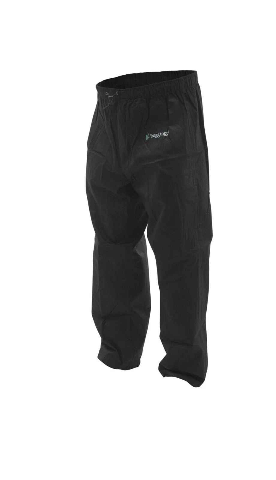 FROGG TOGGS RAIN GEAR-MENS BLACK PANTS-PA83122-01 PRO ACTION FISHING WEAR HIKING