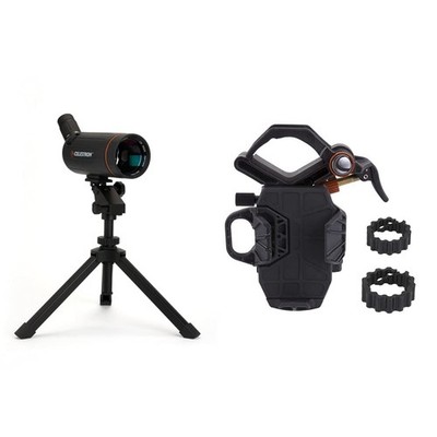 Celestron 52238 C70 Mini Mak Spotting Scope, 25-75x, Black & NexYZ 3-Axis...