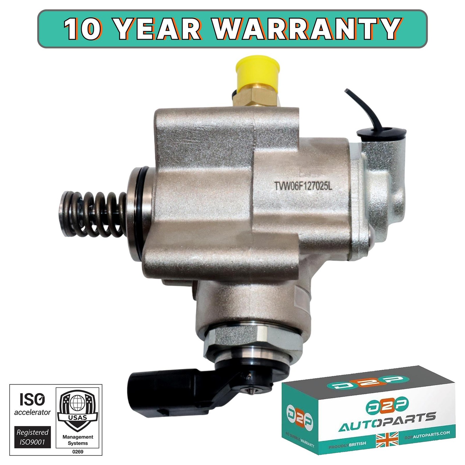 FUEL PUMP HIGH PRESSURE FOR AUDI A1 A3 A4 B7 B8 A6 TT 2.0 TFSI 06F127025L