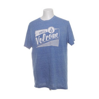 Volcom, T-shirt, Größe: L, Blau, Print, Herren #oWz
