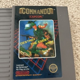 Commando: Destroy the Enemy Army Nintendo NES Cartridge 1985