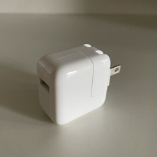 Genuine OEM Apple A1401 12W USB Power Adapter for iPhone, iPad and iPod - White