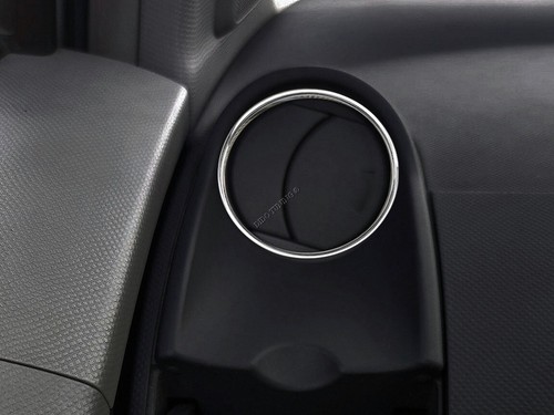 Per Toyota Vitz 06-10 Anillos de Aluminio Pulido para Orificios de Ventilación - Bild 5 von 9