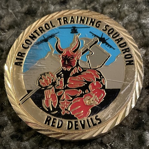 RED DEVILS Air Control Training Squadron Marines Challenge Coin Armed Forces USA