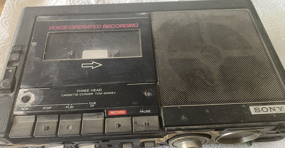 Sony Professional TCM-5000EV Cassette Recorder PARTS ONLY | eBay