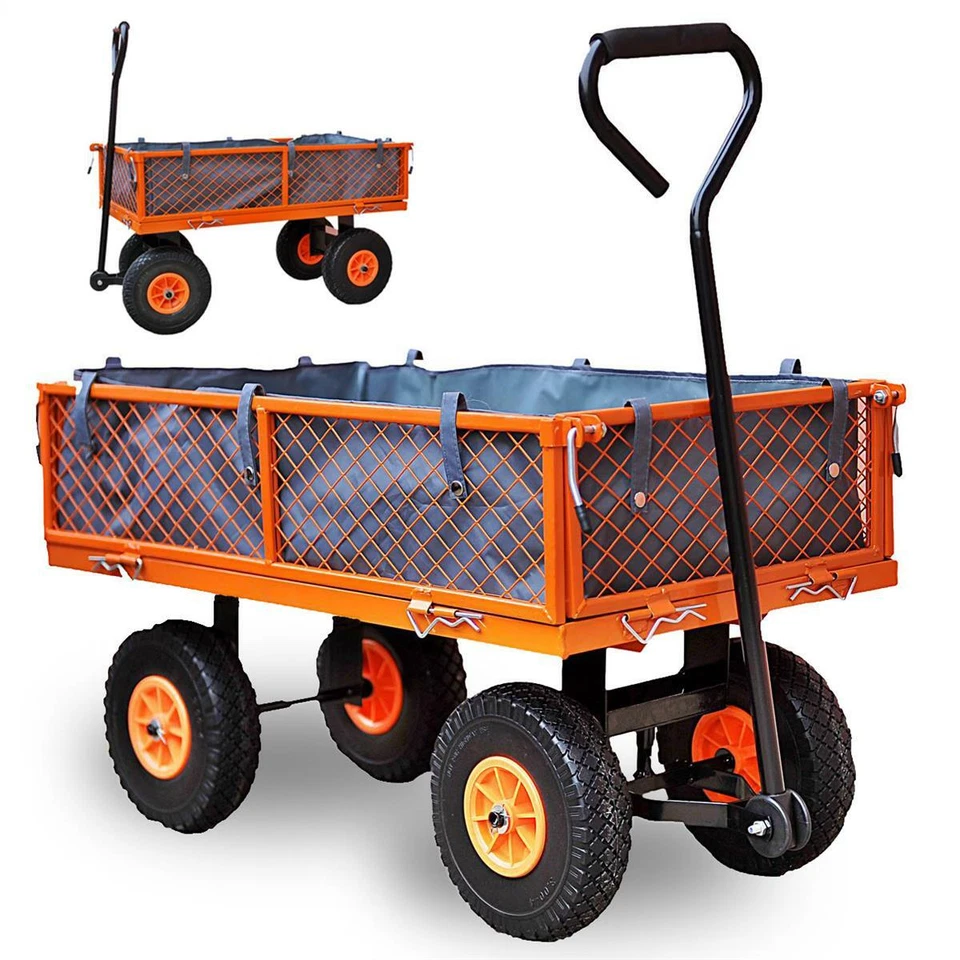 Chariot de jardin FUXTEC GW350 remorque charette transport outils max 150 kg