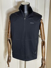 Vintage Patagonia Full Zip Waffled Vest Men’s Sz M Black Made In USA
