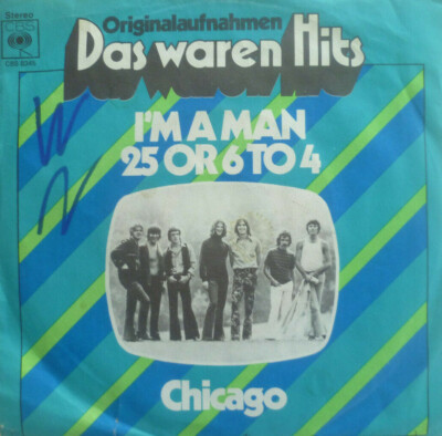 7'' 70s KULT IN VG++! CHICAGO :  I´m A Man + 25 or 6 To 4