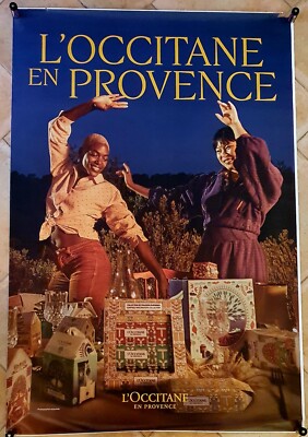 Affiche poster taille abribus 120cm x 176cm L'occitane En Provence