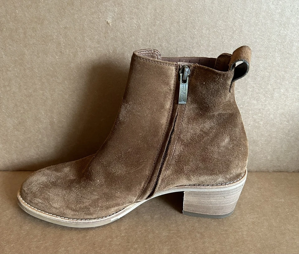 Женские замшевые ботинки Paul Green Sante желтовато-коричневые/виски размер 5,5 США рекомендуемая розничная цена производителя: 520,00 долл. США - Изображение 3 из 4