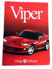 2000 Dodge Viper 30-Page Original Sales Brochure Book - Gts Acr Rt Rt/10
