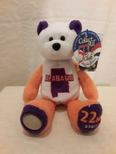 50 States of America Coin Bears, Limited Treasures Coin Bear, Alabama NWT