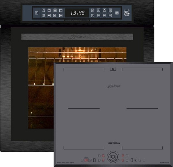 Kaiser Herd Set Eh 6306 Rs+Kct 6730 Fig Elektro Backofen+Induktion Kochfeld 60Cm-image