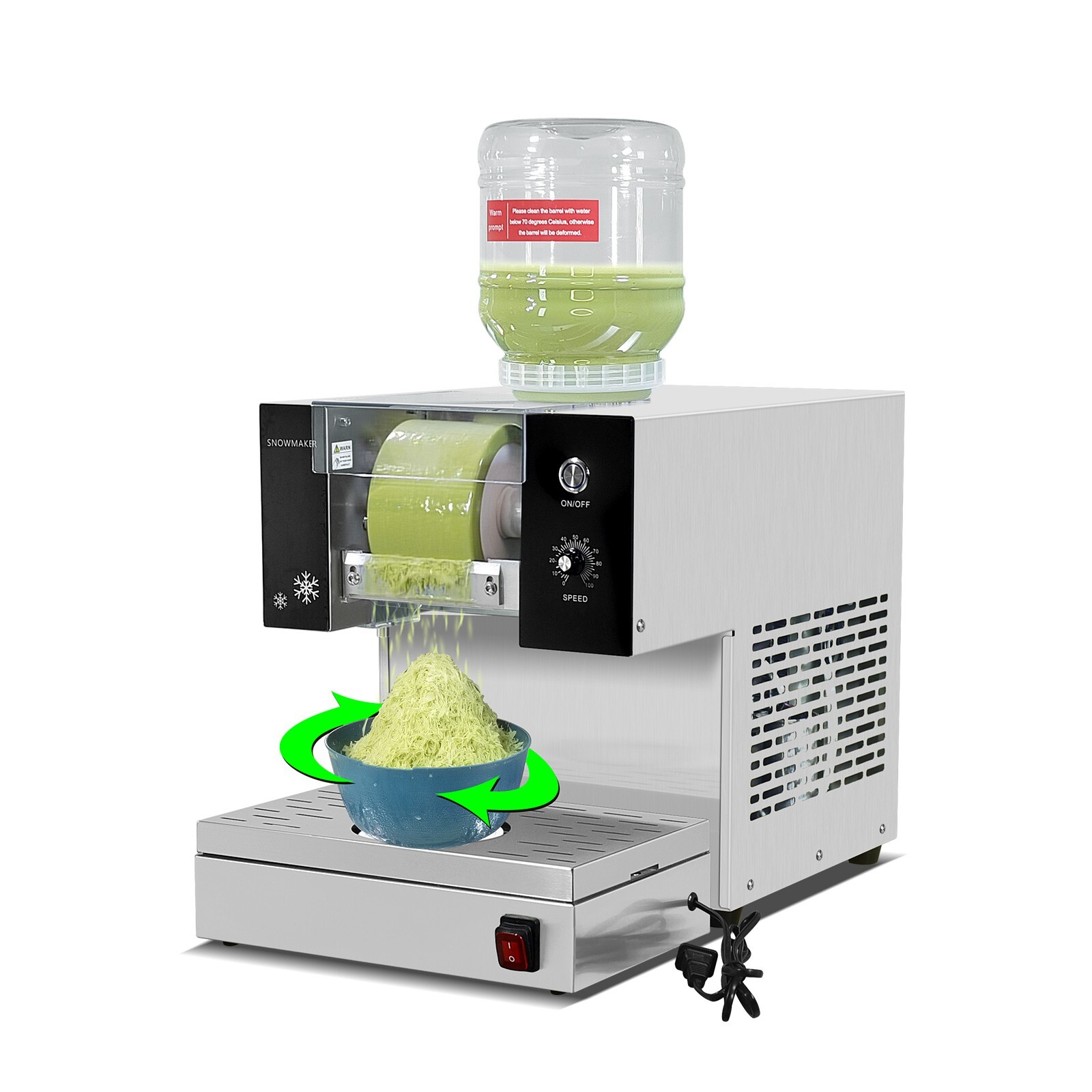 Kolice Korean Shaved Ice Machine Snowflake Ice -125kgs/day R
