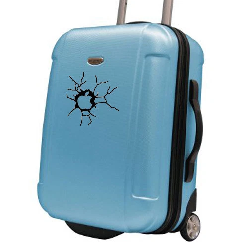 Macbook Broken Crack Fun Vinyl Decal for Apple Macbook Air & Pro 13" 13.3" 15"  - Image 3 of 4