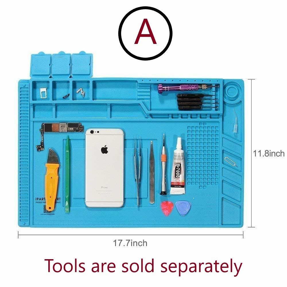 Phone Repair Screen Opening Tool Kit Screwdriver Silicone Pad for