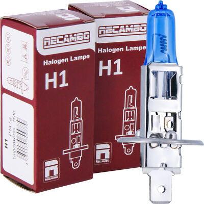 2 Stück LIMA H1 Xenon Look 24V LKW 70W Halogen Lampe SUPER WEISS