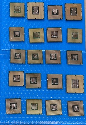 Lot of 20 Various Intel CPU Processors | eBay