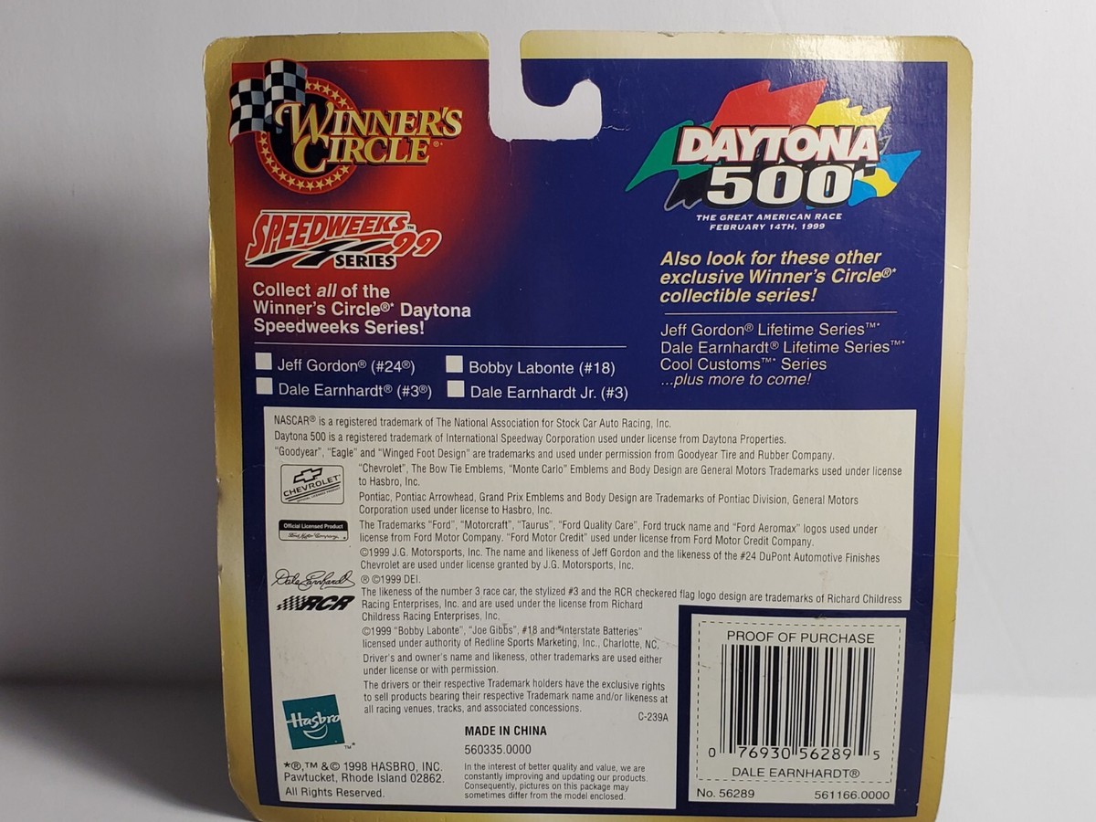Winners Circle Dale Earnhardt Daytona 500 Speedweek 99