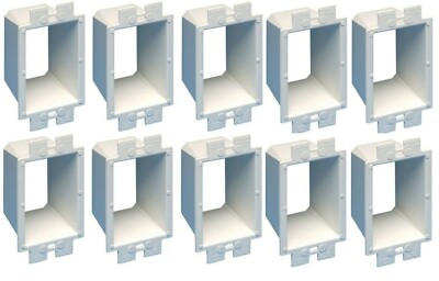 Arlington Industries Box Extender BE1, Extends 1'' - 1.5'', White, 10-Pieces
