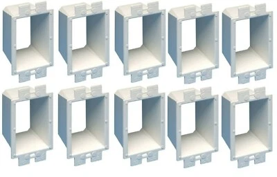 Arlington Industries Box Extender BE1, Extends 1" - 1.5", White, 10-Pieces