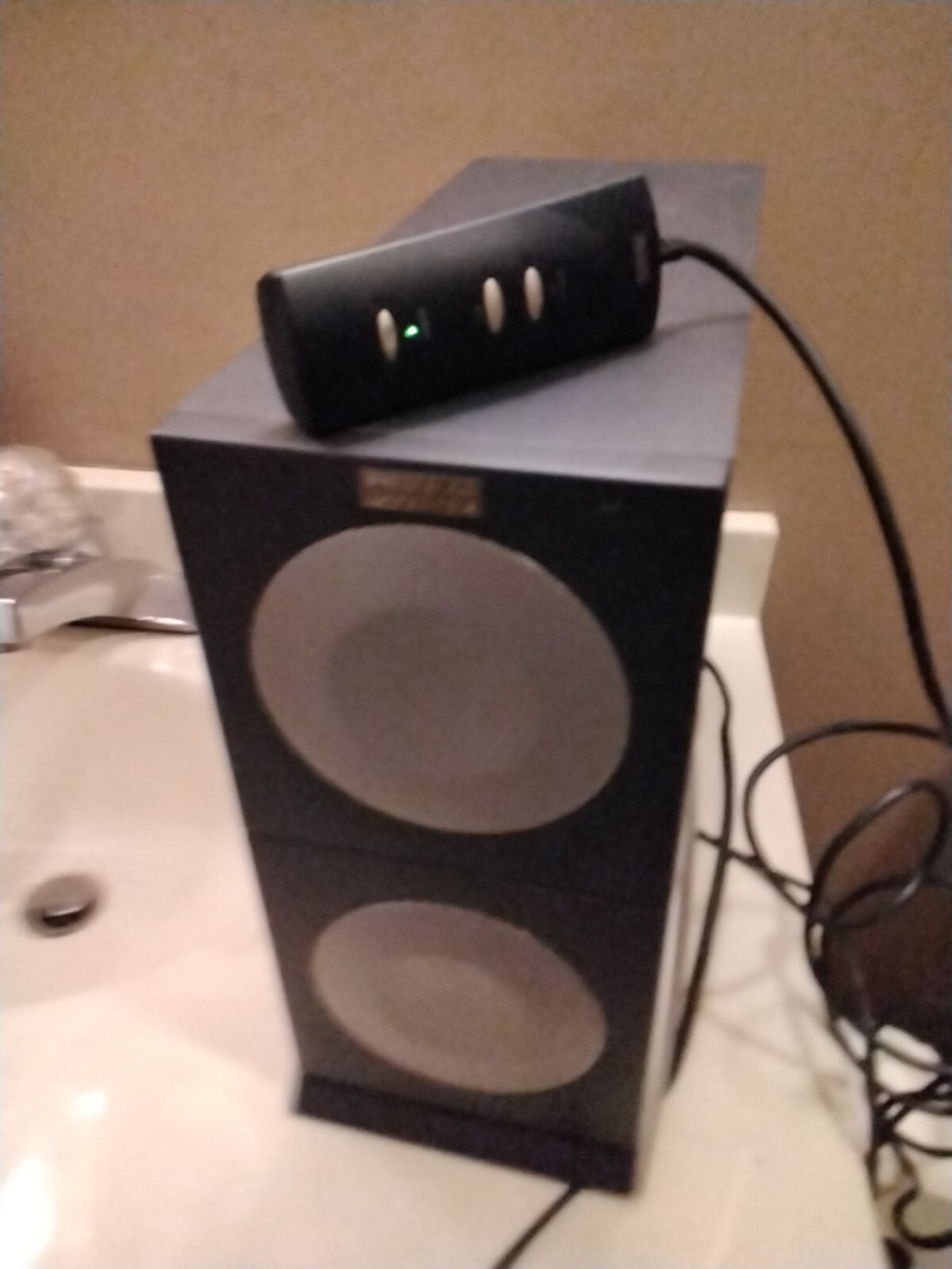 Altec Lansing 2100 Speaker System w/ Powered Subwoofer & Remote | eBay