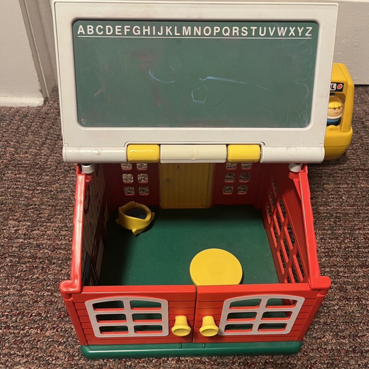 VTG Little Tikes Toddle Tots School Bus, School House & People | eBay