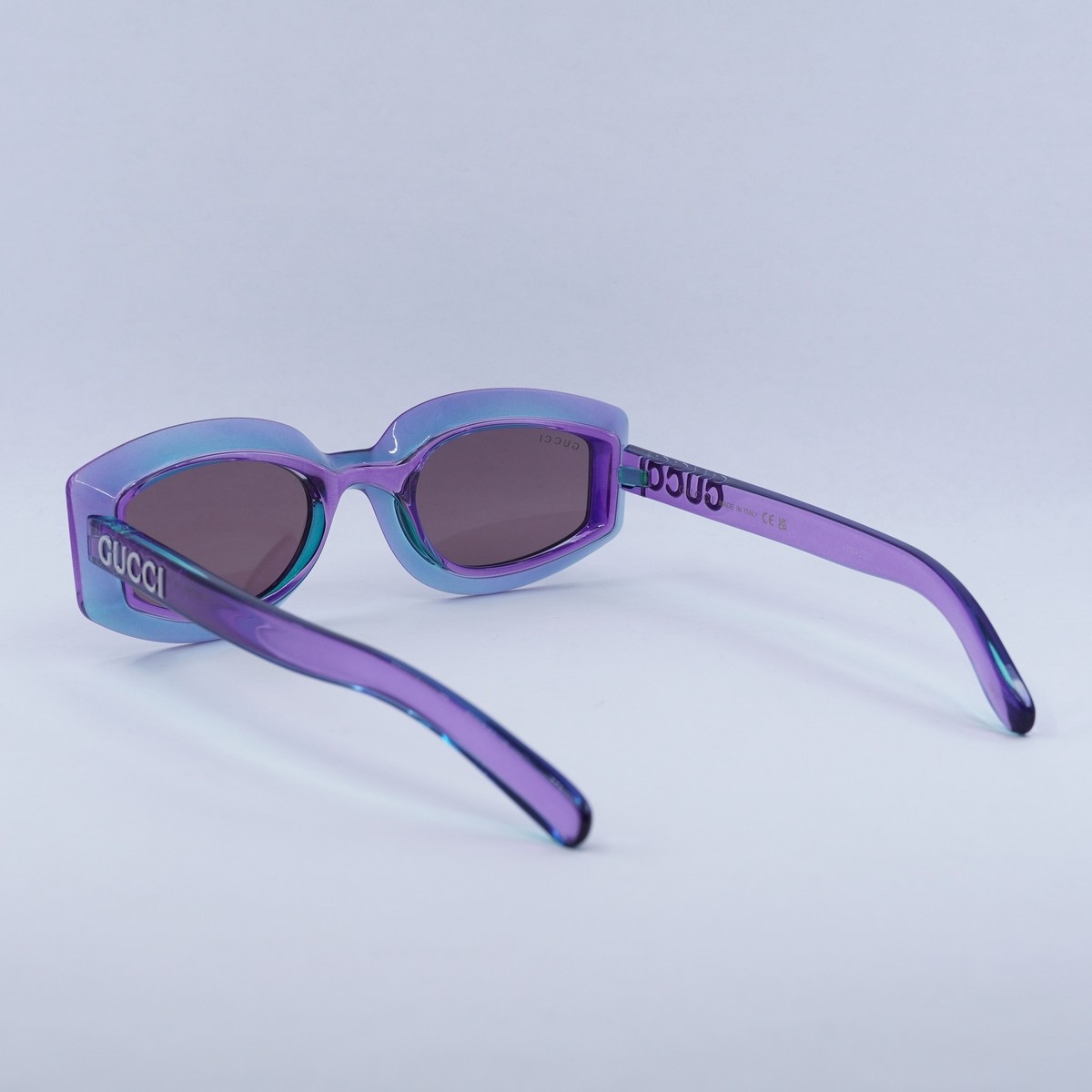 GUCCI GG1719S 003 Shiny Transparent Violet and Trasparent  display picture 2