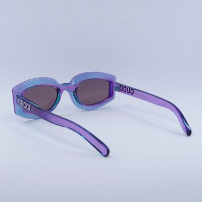 GUCCI GG1719S 003 Shiny Transparent Violet and Trasparent  display picture 3