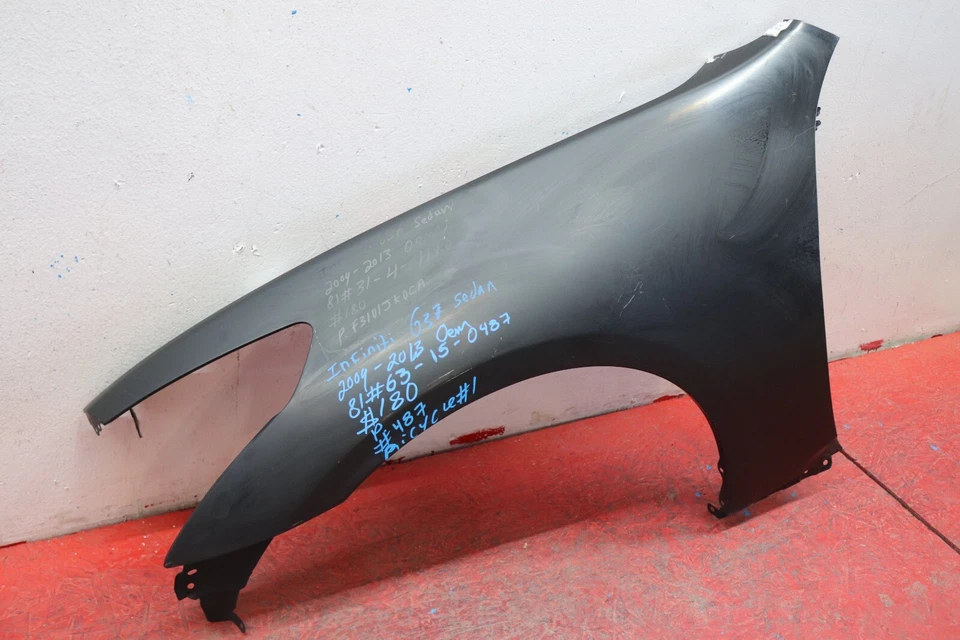 2009 2013 INFINITI G37 SEDAN LEFT SIDE FENDER OEM Foto 2 de 4