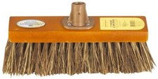 Groundsman Bassine & Cane Broom Head Hard Wearing Stiff Bristle Outdoor 13"