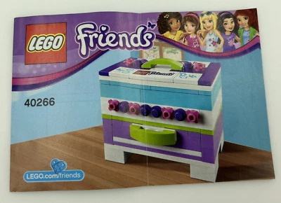 Lego Friends 40266 Instructional Manual Only - Image 1 of 2