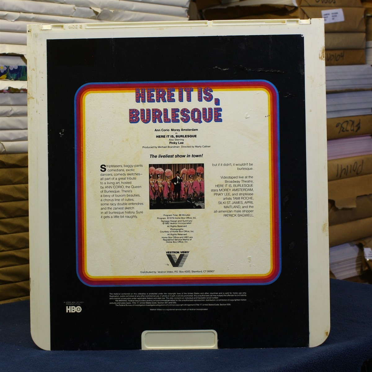 Here it is, burlesque #87945 - CED Video Disc | eBay