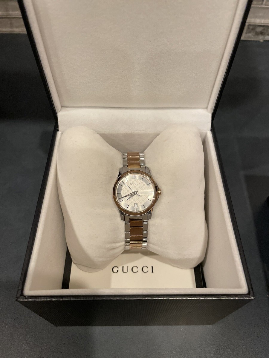 GUCCI レディース腕時計（ローズゴールド） グッチ 腕時計 レディース グッチシマ YA134305 ブラック