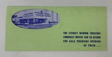 The Bedford Incident 1965 Premiere Invite Topanga Theatre Sidney Poitier RARE