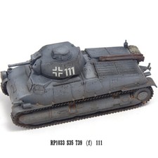1/72 S35 Tank Model 739 111 22nd Armored Division 204 Armored Regiment Crimea