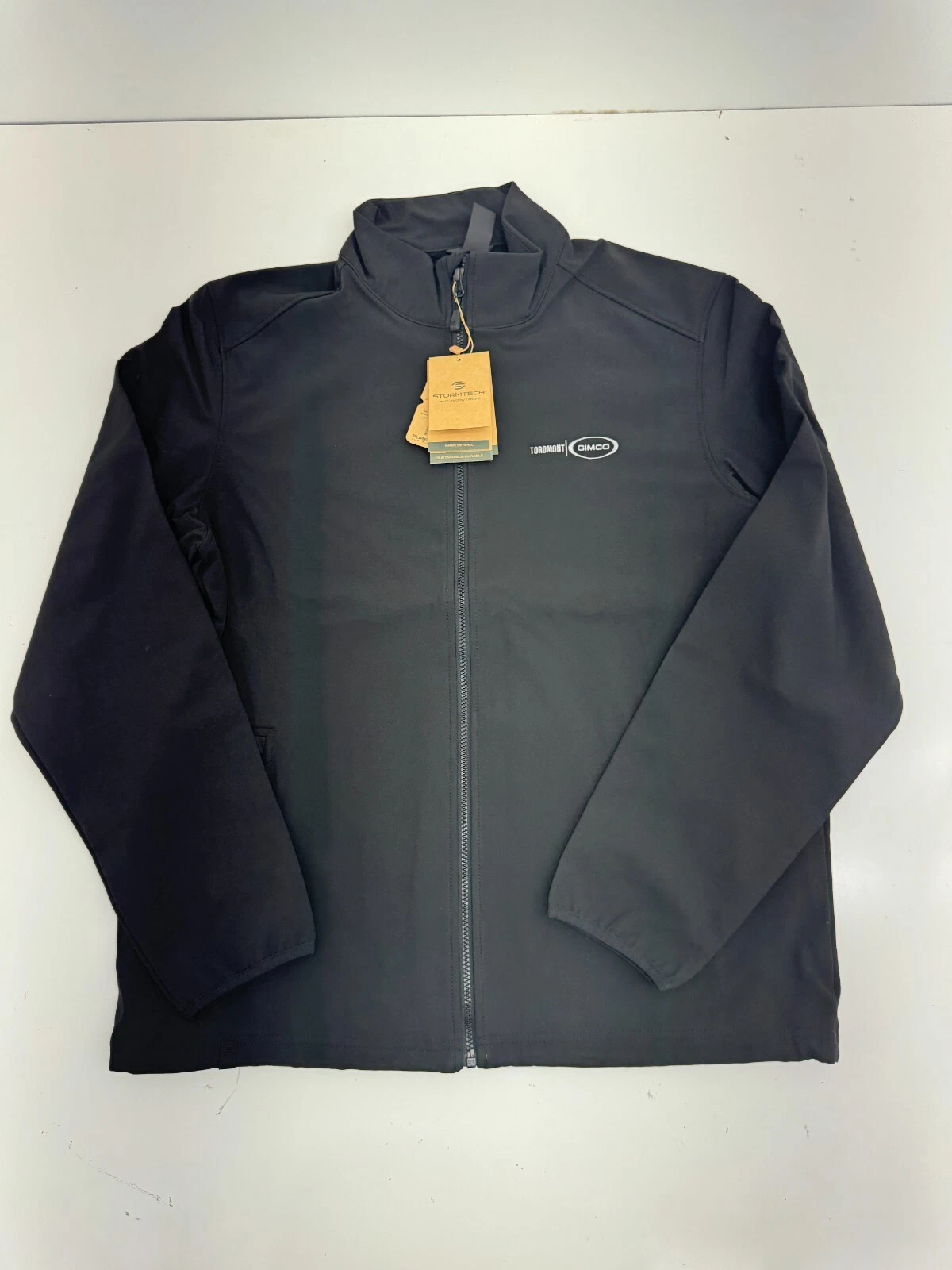 Stormtech Narvik Softshell Black Full Zip Jacket Mens Size XL