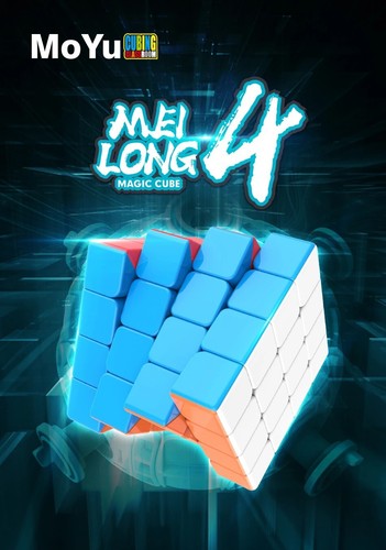 MOYU 4x4x4 Speed Cube Stickerless 4x4 Puzzle Cube - Picture 2 of 11