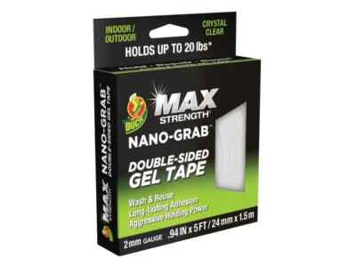 DUCK Max Strength Nano Grab doppelseitiges Gelband 24 mm x 1,5 m