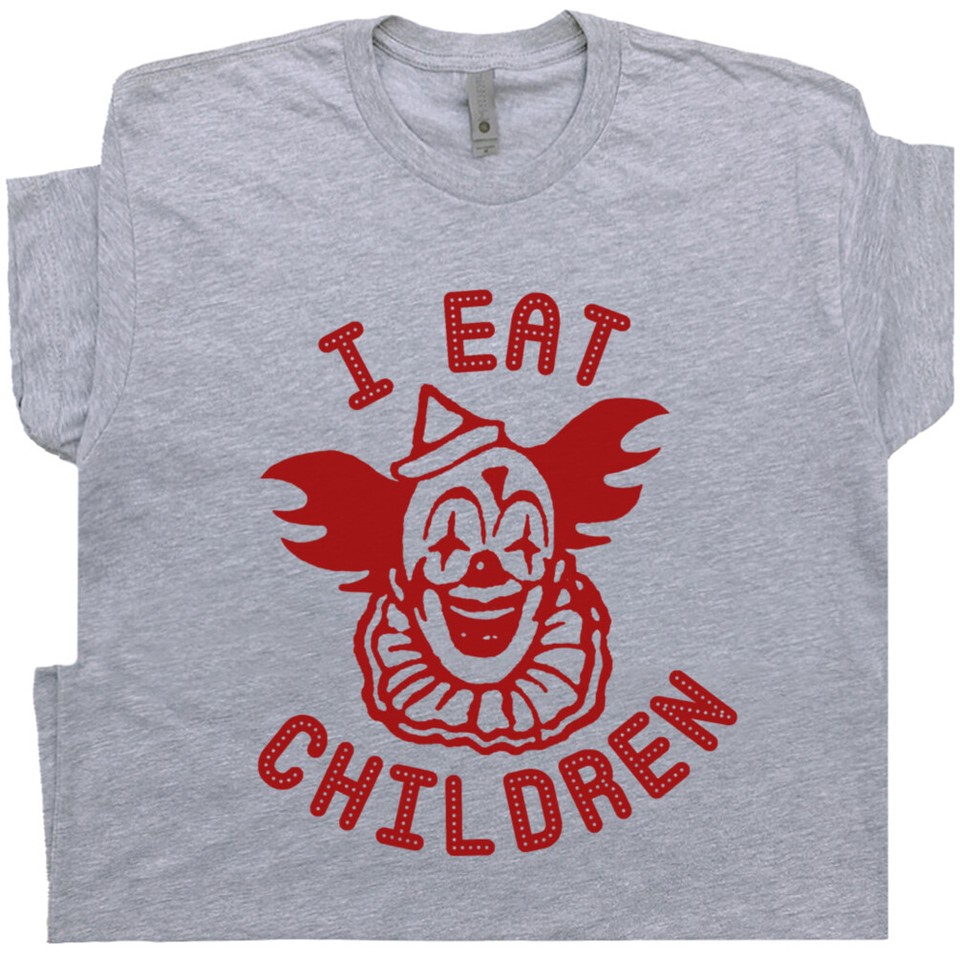 Deadpan dark-humor clown tee with a vintage circus aesthetic that walks the line between absurd and brilliant.